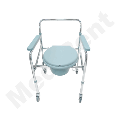MEDIRENT COMMODE CHAIR FOLDING
